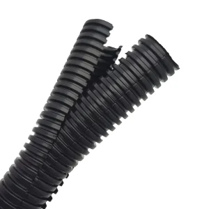 Flexible Plastic Cable Sleeve Corrugated Pipe Convoluted Plastic Conduit Pipe Split Wire Loom Tubing