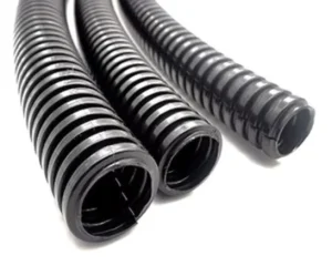 Flexible Plastic Corrugated Pipe PA/PE/PP Conduit Tubing for Industrial Cable Protection & Wire Harness ID5.2mm 10M Length