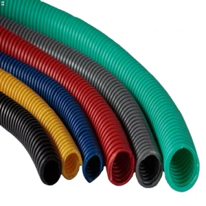 Flexible Plastic Corrugated Tube Composite Pipes For Wire Harness Protection Split Loom Tubing Corrugated Tube