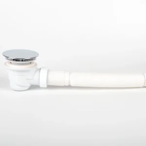 Flexible Plastic Pop Up Drain for Shower Room and Bathtub Overflow Waste Pipe Bathroom Accessories