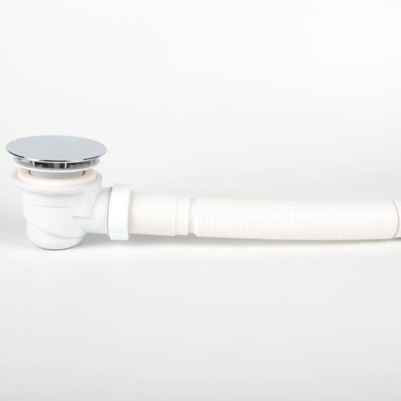 Flexible Plastic Pop Up Drain for Shower Room and Bathtub Overflow Waste Pipe Bathroom Accessories