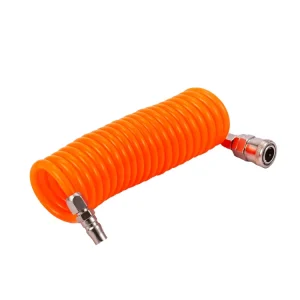 Flexible Polyurethane Tube PU Spring Coil Hose Pneumatic Flex Tube White Spiral Hose