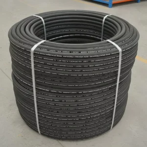 Flexible Steel Wire Braided Hydraulic Hose SAE 100R1 1SN 1″ 1-1/4″ 1-1/2″ 1050 PSI Industrial Rubber Oil Fuel Fluid Tube