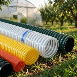 Flexible Water 6inch 30m 2inch 250mm 24 70mm PVC Lightweight Corrugated Suction Hose