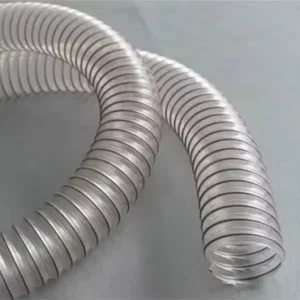 Flexible Wear Proof PU Transparent 2 Inch Leaf Collection Hose