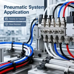Flexible Wear Resistant PA12 Plastic Air Hose Pneumatic Tube High Elastic Sealing Performance ISO Certified Industrial