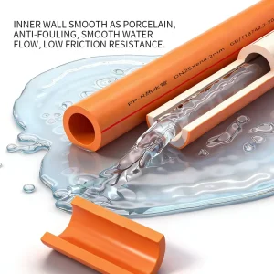 Flexible Welding PPR Pipes & Fittings Eco Friendly Water Supply Plumbing