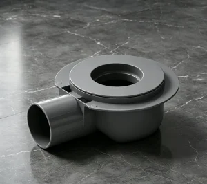 Floor Drain Shifter ABS Plastic Pipe Transition Connector Bathroom Drainage Pipe Adapter for Floor Drain Offset Installation
