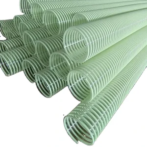 Food Grade Reinforced PVC Wire Hose Corrugated Flexible Conduit Pipe Factory