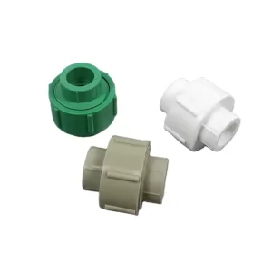 Full Plastic Union Coupling for PPR Plumbing Pipes Hot Cold Water Pipe Fitting PPR Plastic Union Connector