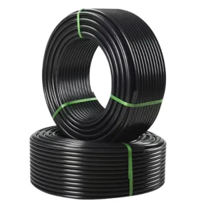 GB/T 13663.2-2018 PE Coil Pipe For Municipal Residential Drinking Water Black With Blue Stripe 20-63mm PN16 HDPE Coil
