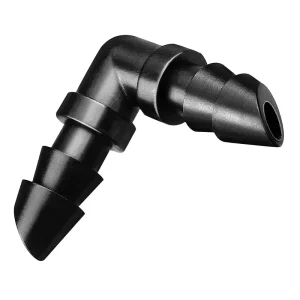 GREAT IRRIGATION 1/4 Inch 90 Degree Barbed Elbow Connector for Drip Irrigation Tubing Garden Watering