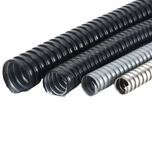 Galvanized Steel Flexible Corrugated Conduit PVC Coated Pipe Manufactured Electrical Metal Conduit Fittings Plastic Tubes