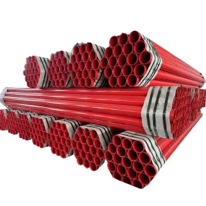 Galvanized Steel Pipe with Internal Epoxy and External PE or PVC Coating for Fire Sprinkler Systems