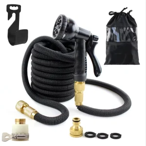 Garden High Pressure ABS Plastic Automatic Telescopic Water Hose 20m for Car Wash and Flower Watering