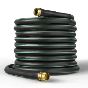 Garden Hose 5/8″ 100ft Less Kink Heavy Duty Water Hose Durable & Flexible Hose For Outdoor Lawn Car Washing Pet Bathing