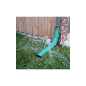 Garden Plastic Roll Out Gutter Downspout Extension 1.2m Rain Pipe Diverter