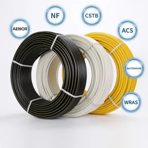 Gas Pipe 16mm 20mm 25mm 26mm 32mm 40mm 50mm 53mm Composite Multilayer Yellow Color PE AL PE Polyethylene Tube