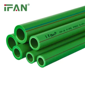 Germany Standard PPR Tube Plumbing PN12.5 PN16 PN20 PN25 Green Plastic PPR Water Pipe for Hot and Cold Water