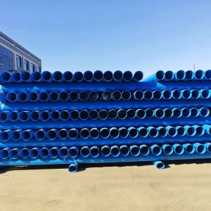 Good Pressure Resistance PVC O Pipe Municipal Fire Water Supply System Blue PVC O Pipe