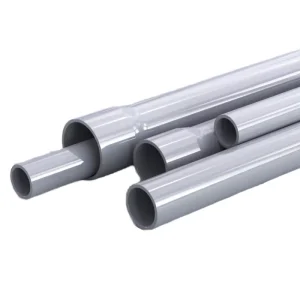 Gray Durable PVC-U Water Supply Pipe High Pressure Material for Irrigation and Drainage Rural & Industrial Use