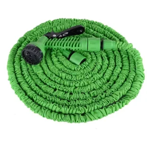Green Durable Expandable Garden Plastic Hose for Spray Irrigation Household Sundries Factory