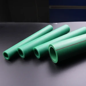Green PPR Pipe For Heating System PN20 20 110mm Flexible Hot Melting Long Life 50+ Years