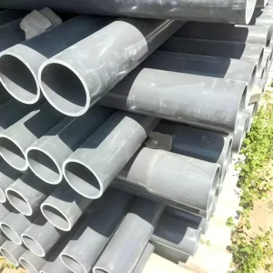 Grey PVC Plumbing Pipe PVC Water Supply Tube for Irrigation & Building