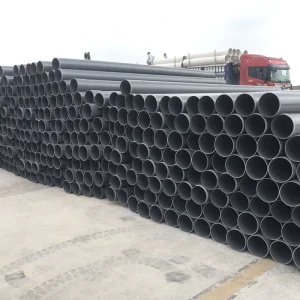 Grey Plastic 12 16 20 Inch Diameter PVC Pipe for Water Supply and Drainage
