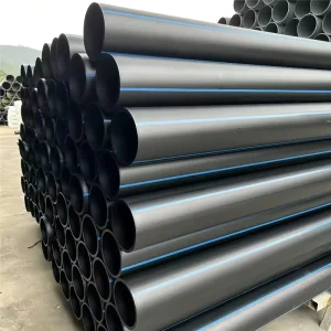 HDPE 12″ Plastic Pipe Water Supply Pn16 Polyethylene Pipe Drainage Irrigation SDR11 Sdr17 Sch40 400mm 630mm PE Pipe