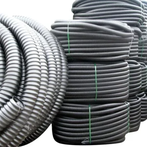 HDPE Carbon Corrugated Pipe YD T841.3 2016 Hebei Plastic Cable Wire Conduit For Fiber Optic Communication Engineering