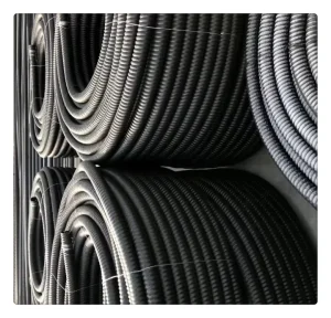 HDPE Carbon Spiral Plastic Corrugated Pipe