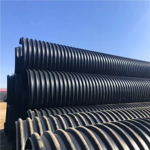 HDPE Corrugated Pipe Wear Resistant Mining Area Rainwater and Mineral Processing Tubing