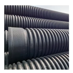 HDPE Corrugated Pipe Wear Resistant Mining Area Rainwater and Mineral Processing Tubing