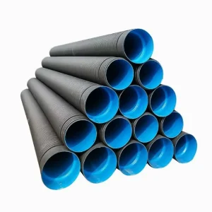 HDPE Double Wall Corrugated DWC Sewage Spiral HDPE Pipe For Drainage Sewage SN2 SN6 SN4 SN8 SN12.5 SN16