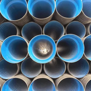 HDPE Double Wall Corrugated Drainage Pipe DN160 DN300 for Underground Sewer Projects