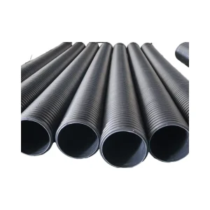 HDPE Double Wall Corrugated Drainage Pipe DN200-1000 High Pressure Durable Eco-Friendly Corrosion Resistant Flexible Collector