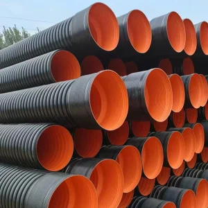 HDPE Double Wall Corrugated Drainage Pipe Plastic Culvert Pipe 2 4 Inches for Drainage
