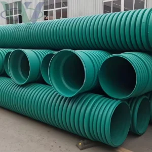 HDPE Double Wall Corrugated Drainage Pipe Sewage High Pressure DN200-1000mm 6m Length