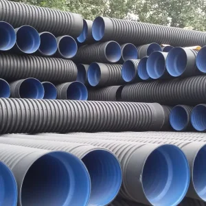HDPE Double Wall Corrugated Drainage Pipe Underground Sewer Cable Protection Conduit Duct Roll