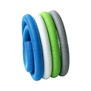 HDPE Double Wall Corrugated PE Pipe Food Grade Antibacterial Silent Duct for Fresh Air System