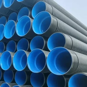 HDPE Double Wall Corrugated Pipe DN110 DN1200 Underground Drainage Sewer DWC Tube SN4 SN8 SN16 Ring Stiffness