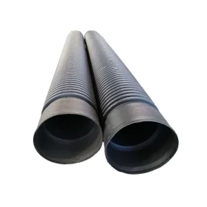 HDPE Double Wall Corrugated Pipe DN200 DN300 Black Flexible Durable Underground Drainage Sewerage with 50 Year Lifespan