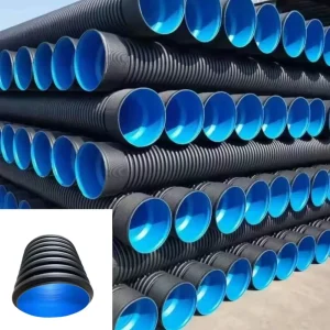 HDPE Double Wall Corrugated Pipe DN300 1200 for Underground Stormwater Sewage Agricultural Drainage