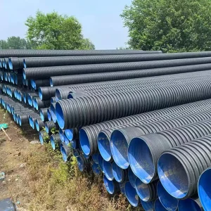 HDPE Double Wall Corrugated Pipe DWC HDPE Plastic Culvert Pipe
