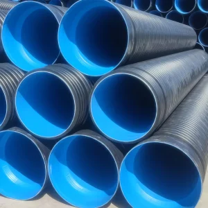 HDPE Double Wall Corrugated Pipe Flexible High Pressure Eco-Friendly Anti-Corrosion Drain Pipe for Drainage