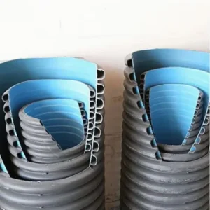 HDPE Double Wall Corrugated Pipe High Flow Flexible Plastic Pipe UV Resistant Alkali Resistant for Underground Drainage