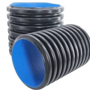 HDPE Double Wall Corrugated Pipe Manhole 200-800mm Storm Water Drainage System High Pressure Rubber Ring Durable