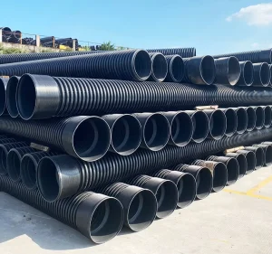 HDPE Double Wall Corrugated Pipe SN4 SN8 800mm Drainage Pipe for Sewer Storm Water Culvert Pipe