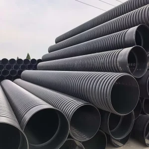 HDPE Double Wall Corrugated Pipe SN6 800mm Drainage Pipe Dwc HDPE Plastic Tubes culvert Pipe 100 Corrugated Pipe